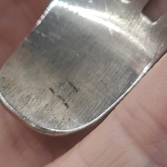 Vintage‎ Taxco Bracelet Sterling Silver Mexican Cuff  Size 6.5 - Picture 10 of 13